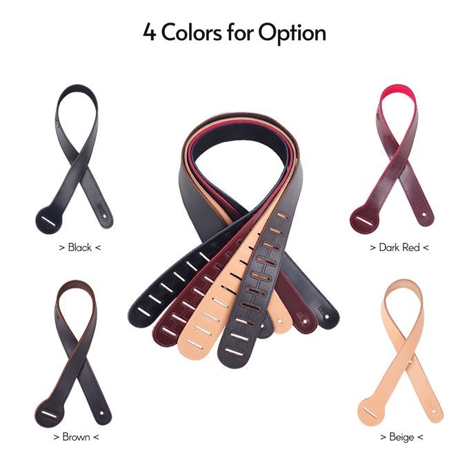 Adjustable Guitar Strap Leather Shoudler Strap With