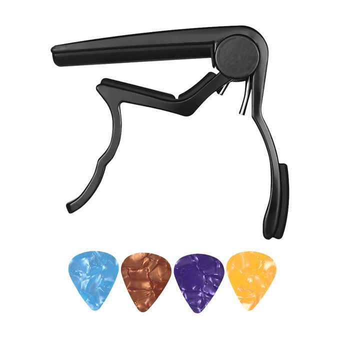 Single-handed Guitar Capo Clamp Aluminum Alloy Quick Change