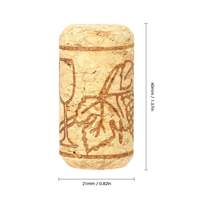 50pcs/set Wine Bottle Stopper 40*21mm Set Of 50pcs Red Wine