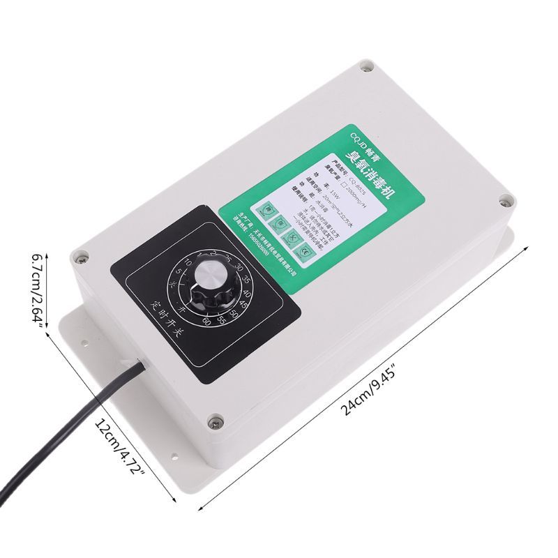 1pc 2000mg Ozone Generator Air Purifier Machine Odor Air