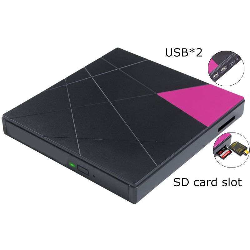 External Optical Drive Burner Extended Memory Card U Disk