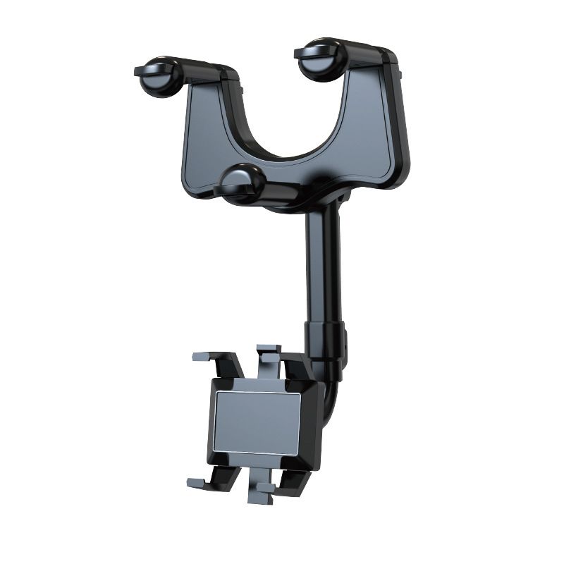 360 Degree Rotation Car Rearview Mirror Phone Mount Holder Smartphone
