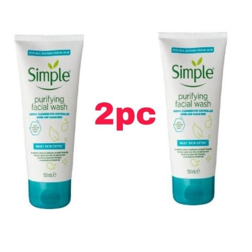 Daily Skin Detox Purifying Facial Wash -2pieces