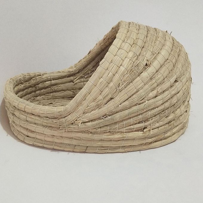 Handcraft Woven Rabbit Grass House Bed Breathable Straw Hamster Nest
