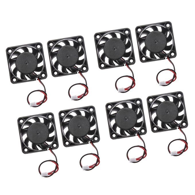 8pieces 12V 2Pin 40mm Mini 4cm Fan Silent Cooler Cooling Fan For