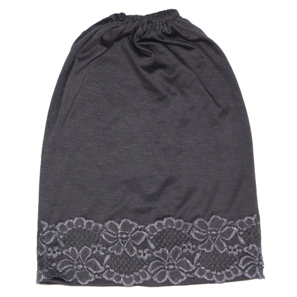 Islamic Muslim Hijab Ladies Head Scarf Modal Under Scar Cover Gray