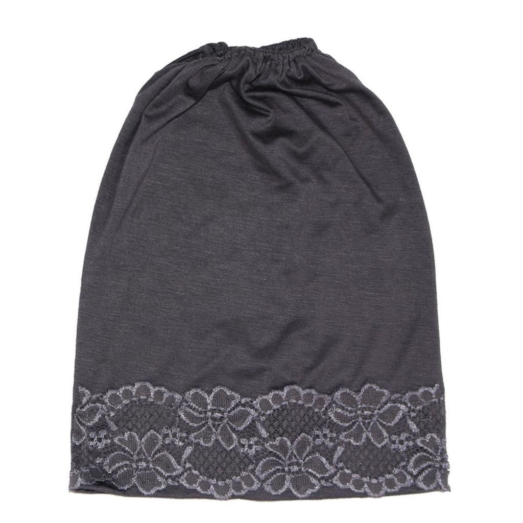 Islamic Muslim Hijab Ladies Head Scarf Modal Under Scar Cover Gray