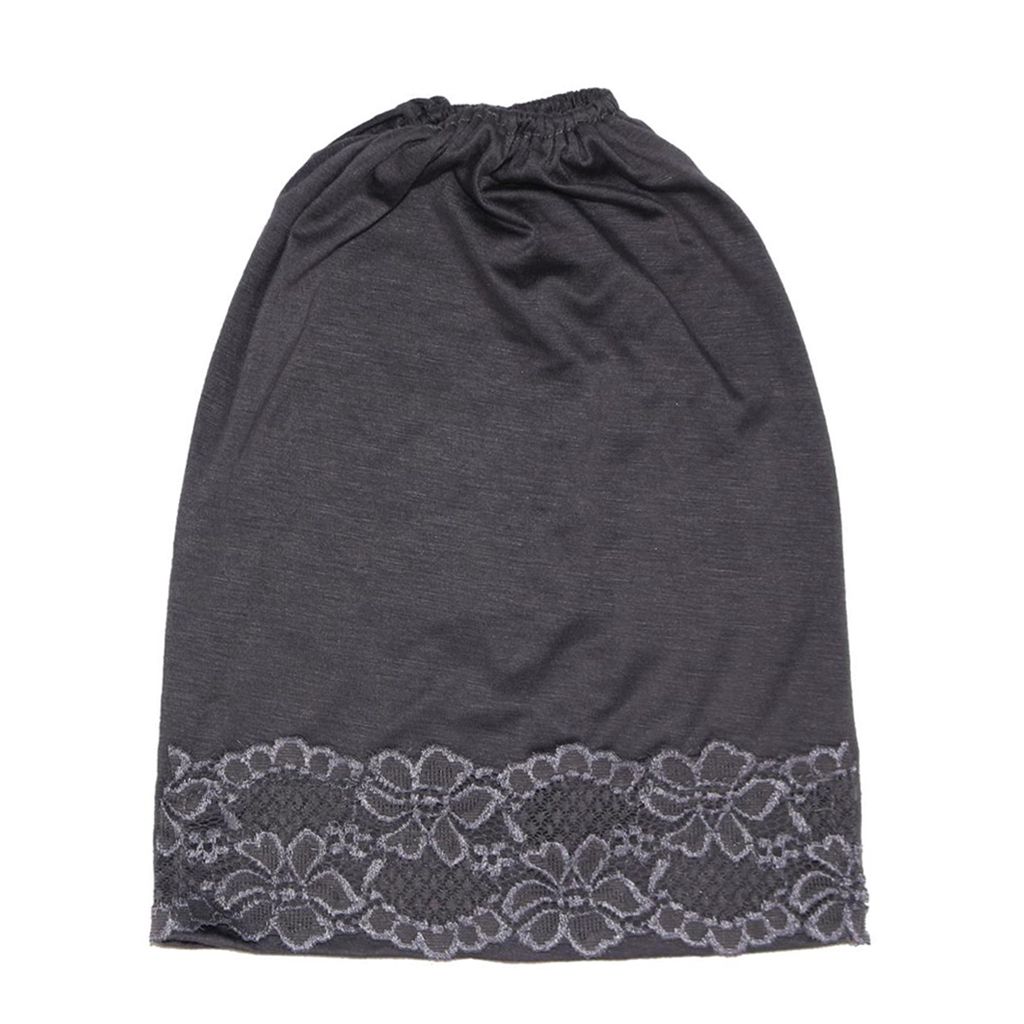 Islamic Muslim Hijab Ladies Head Scarf Modal Under Scar Cover Gray