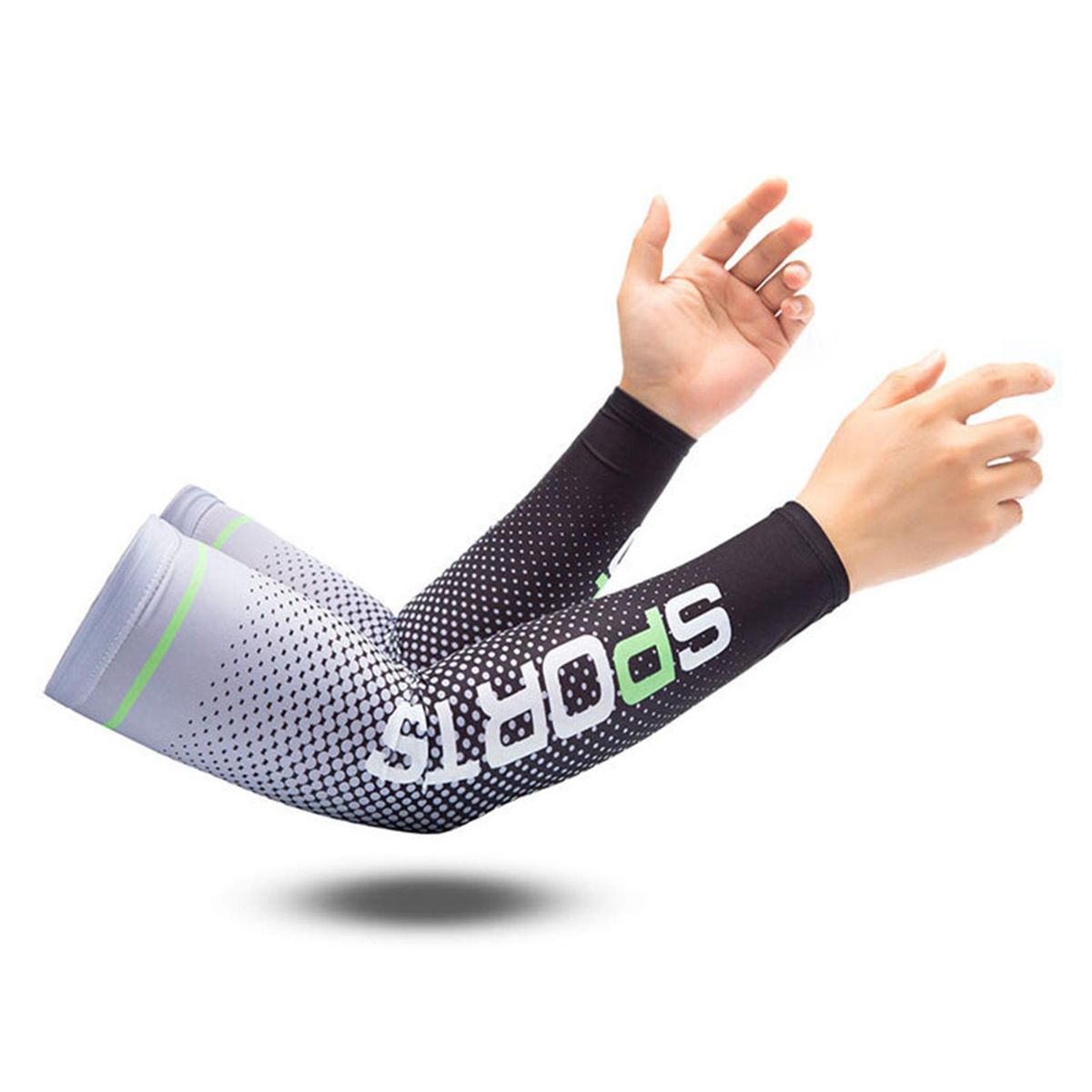 Cooling Sleeves  Arm Cover For Golf Running Gray