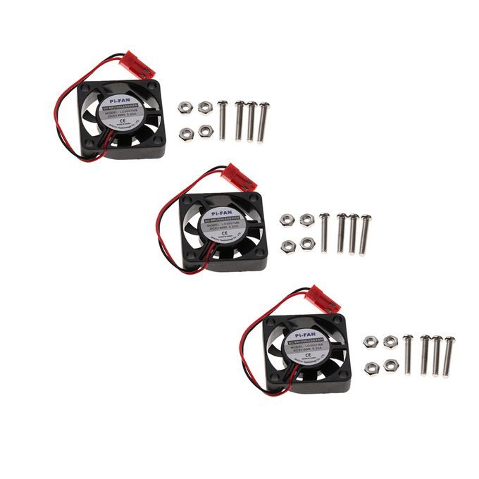 3Pcs 5V 02A Cooling Cooler Fan Screw For Raspberry Pi Model B Pi 2