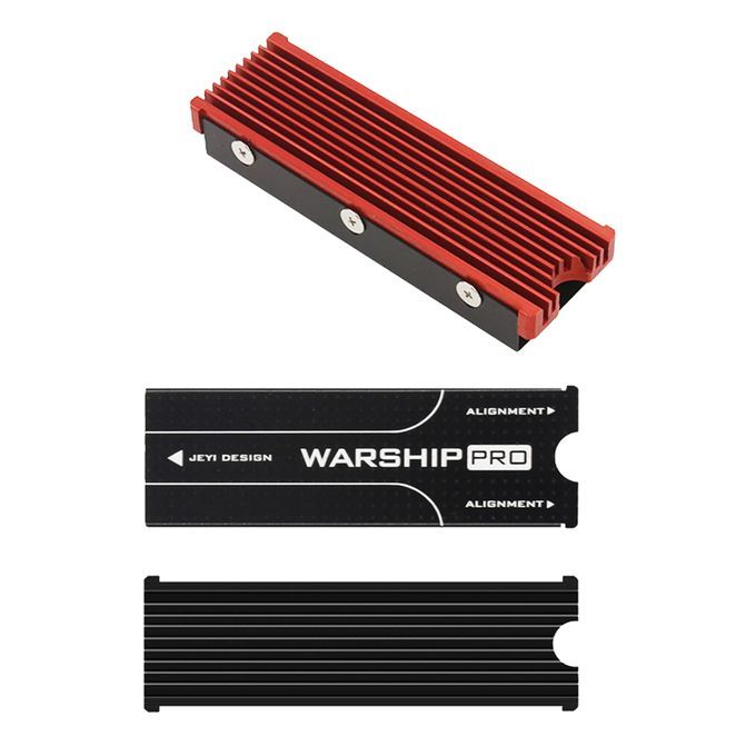 2 Pieces Aluminum  For   M2 SSD With Thermal Pad