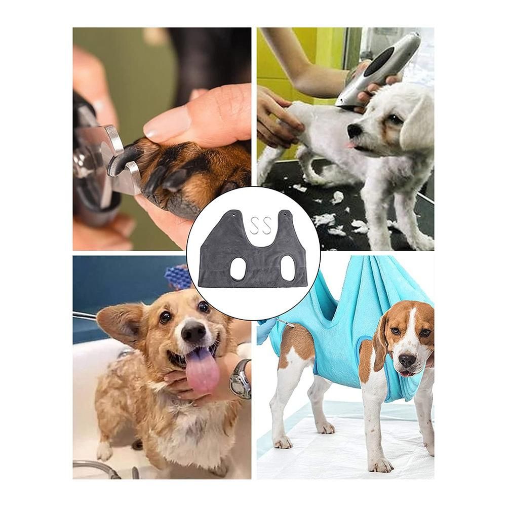 Pet Grooming Hammock Helper, Nail Clipper Restraint Bag for