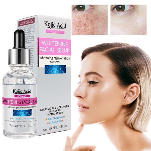 Women Kojic Acid Collagen Essence Whitening Facial Serum