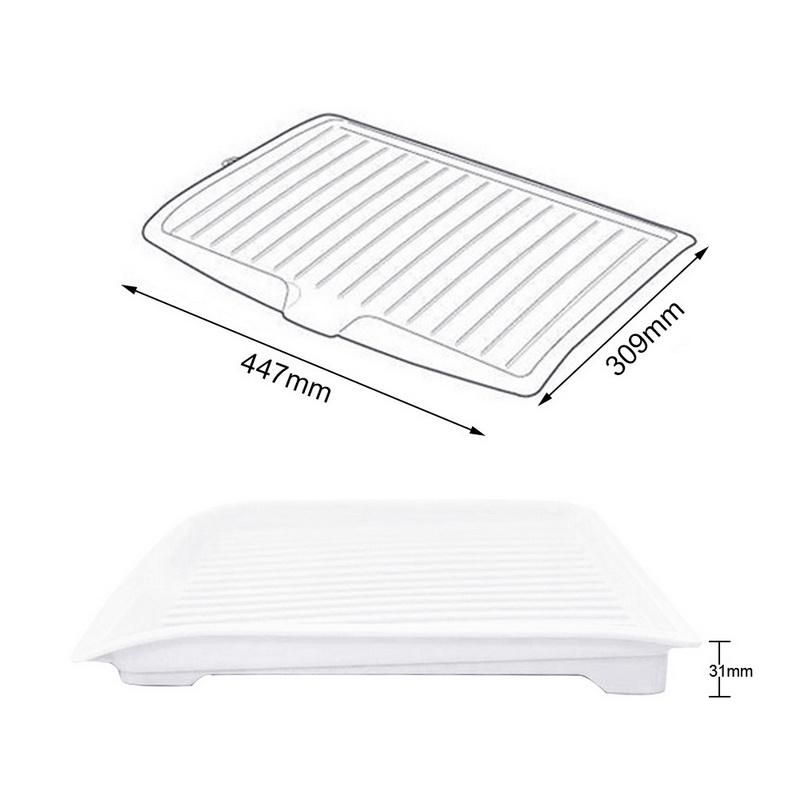 Drain RaKitchen Silicone Dish Drainer Tray Large Sink Drying RaWorktop Organizer Drying Rafor Kitchen Dishes Tableware