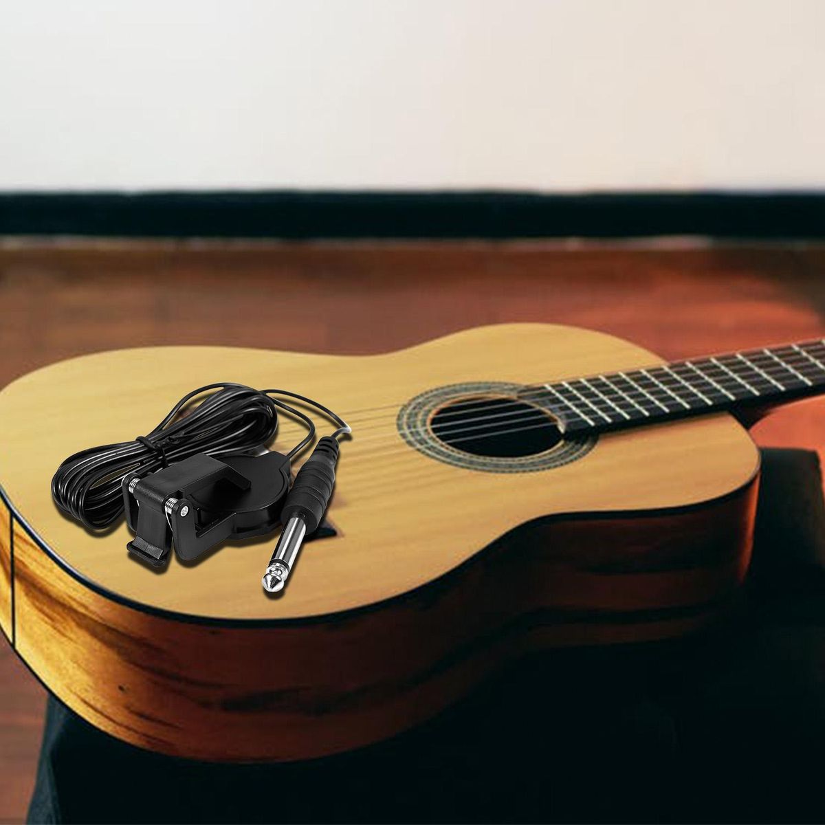 Clip-On Pickup for Acoustic Guitar Mandolin Bouzouki Violin Banjo Ukulele Lute