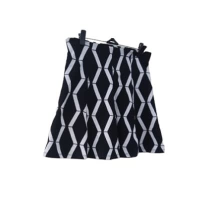 Women's Short Skirt- Black And White