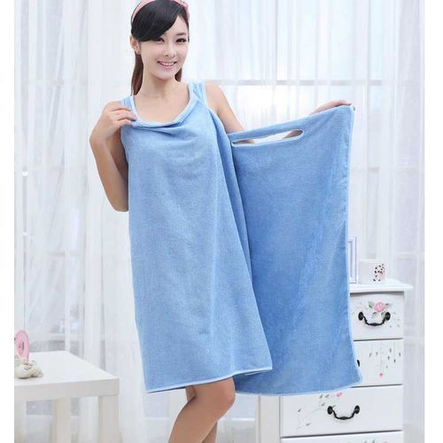 Female Wearable Bath Robe, Wrap Towel