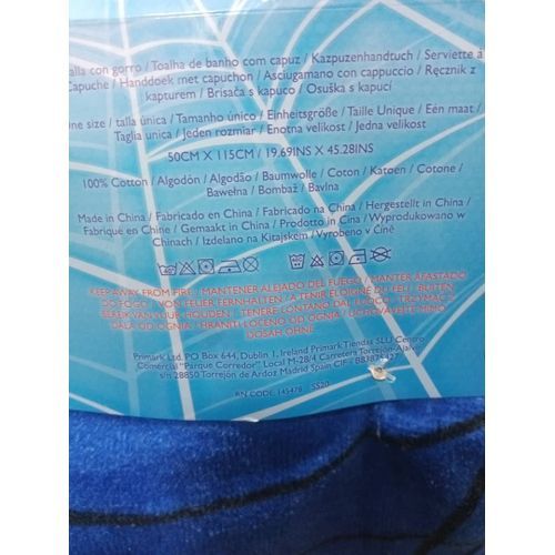 Spiderman Character Children Wearable Towel New Born To 8yyrs