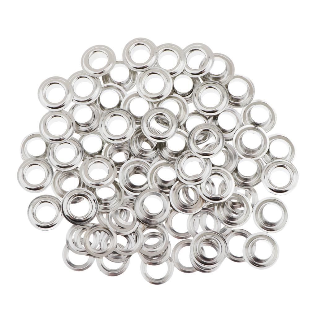 50 Sets Metal Eyelet With Washer Leather Craft Repair Clothing