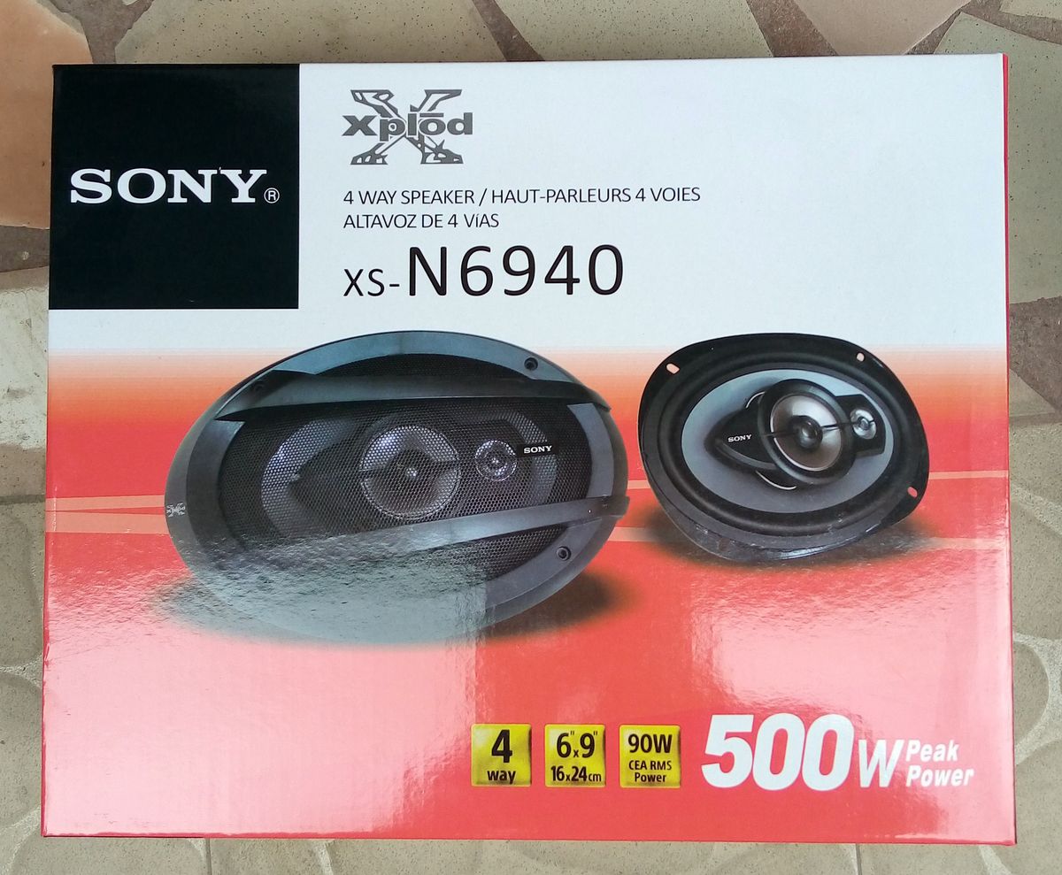 A Pair Of Car Sony Speaker XS-N6940 500watts