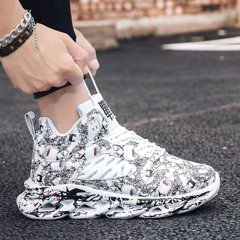 Mens Lightweight Sports Basketball Shoes Walking Trainers