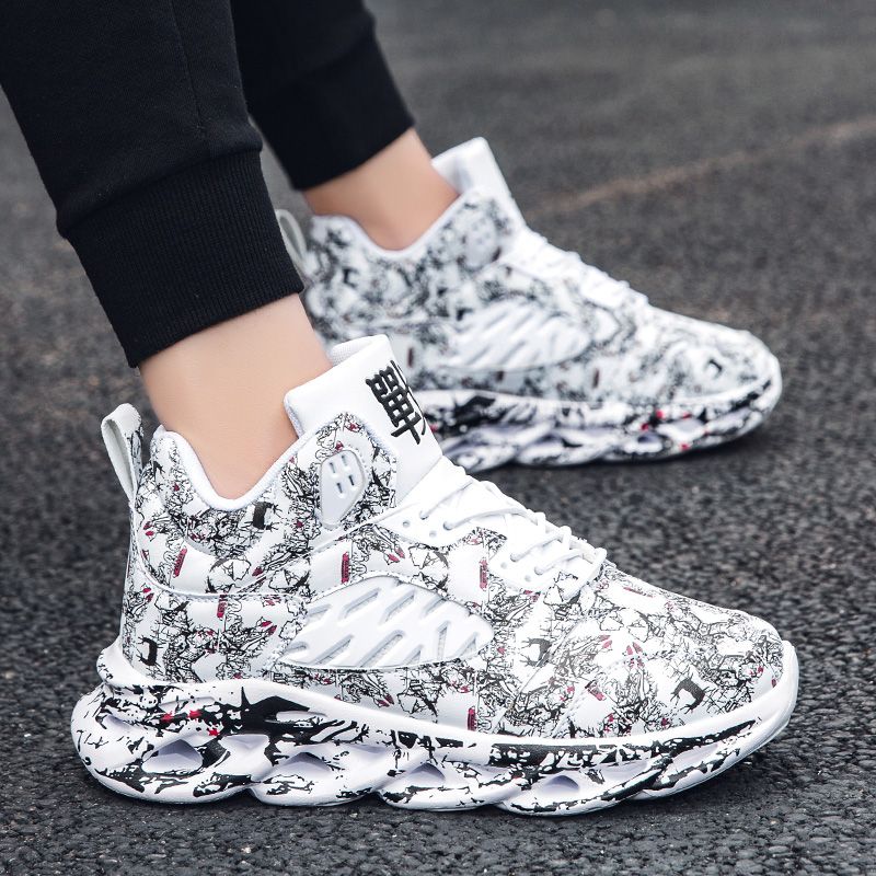 Mens Lightweight Sports Basketball Shoes Walking Trainers