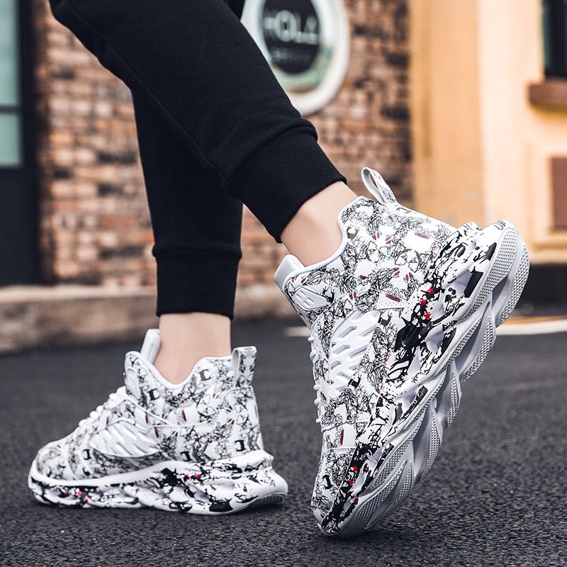 Mens Lightweight Sports Basketball Shoes Walking Trainers