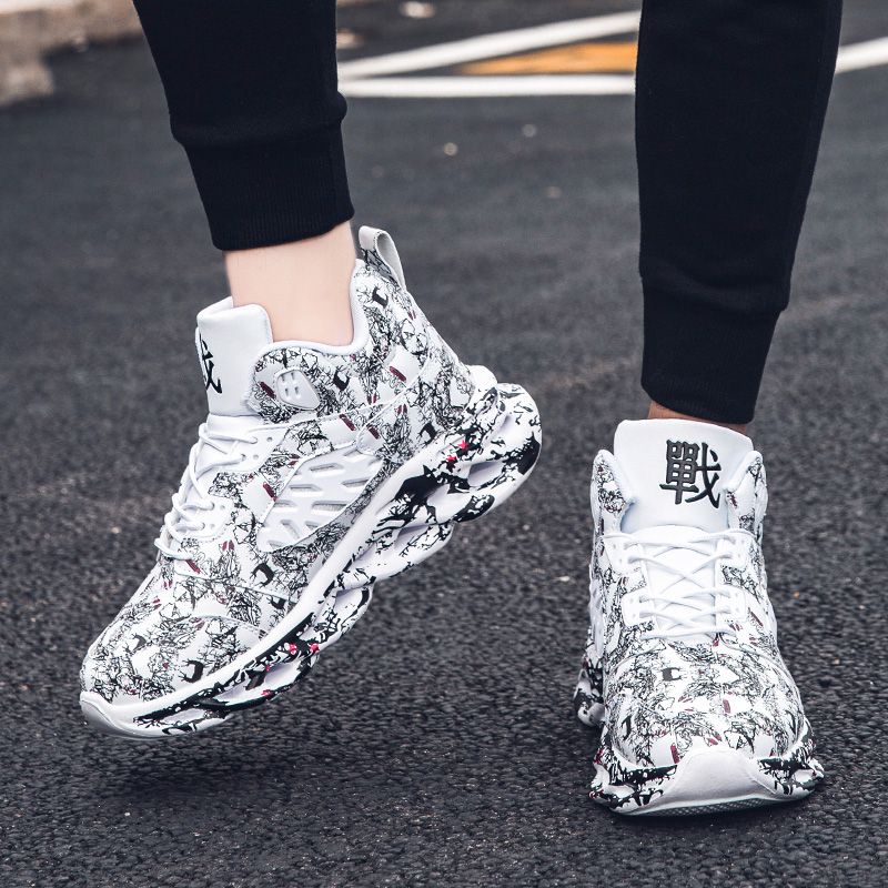 Mens Lightweight Sports Basketball Shoes Walking Trainers