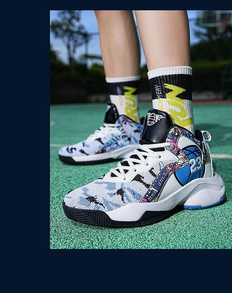 Basketball shoes Large size (36-46) basketball shoes White