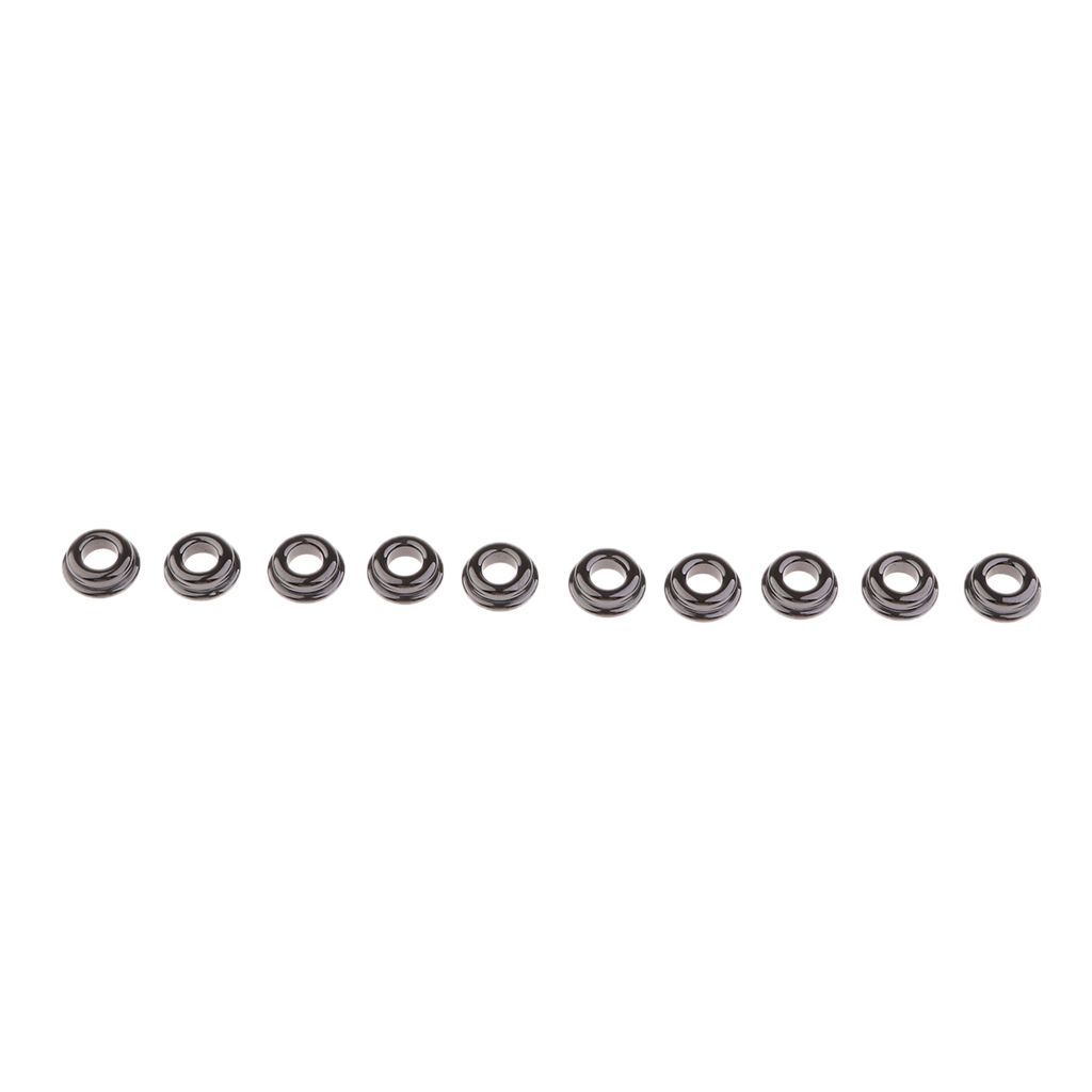 10PCS  Rod  Eye Ring Black DIY Pole Ceramic Rings
