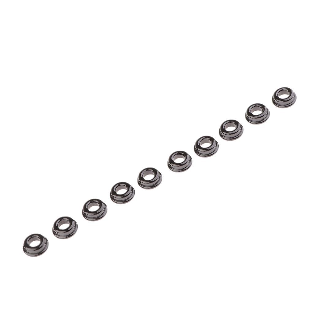 10PCS  Rod  Eye Ring Black DIY Pole Ceramic Rings