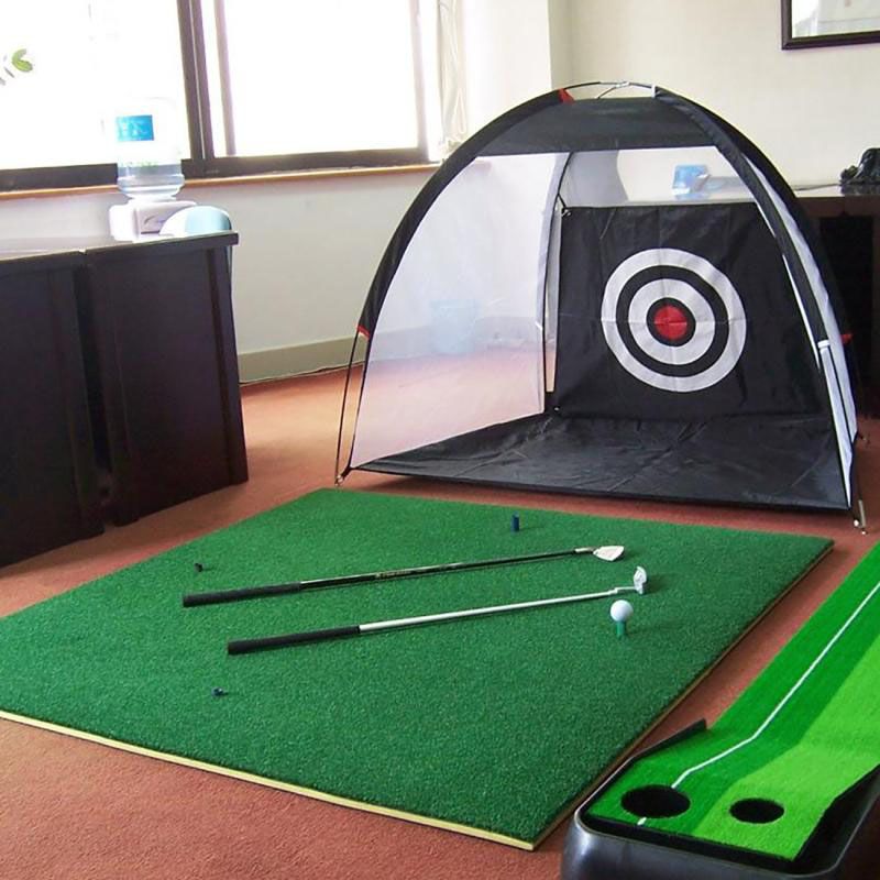 Indoor 2m Golf Practice Net Tent Golf Hitting Cage Garden