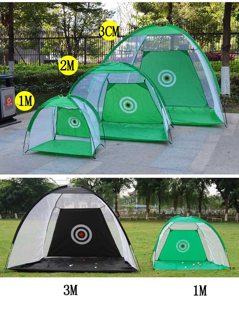 Indoor 2m Golf Practice Net Tent Golf Hitting Cage Garden