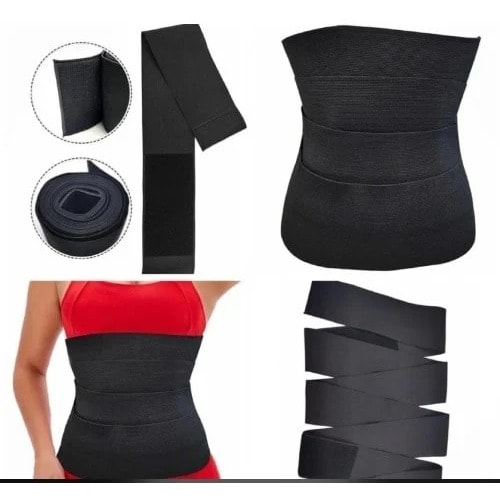 Tummy Wrap Belt - Black