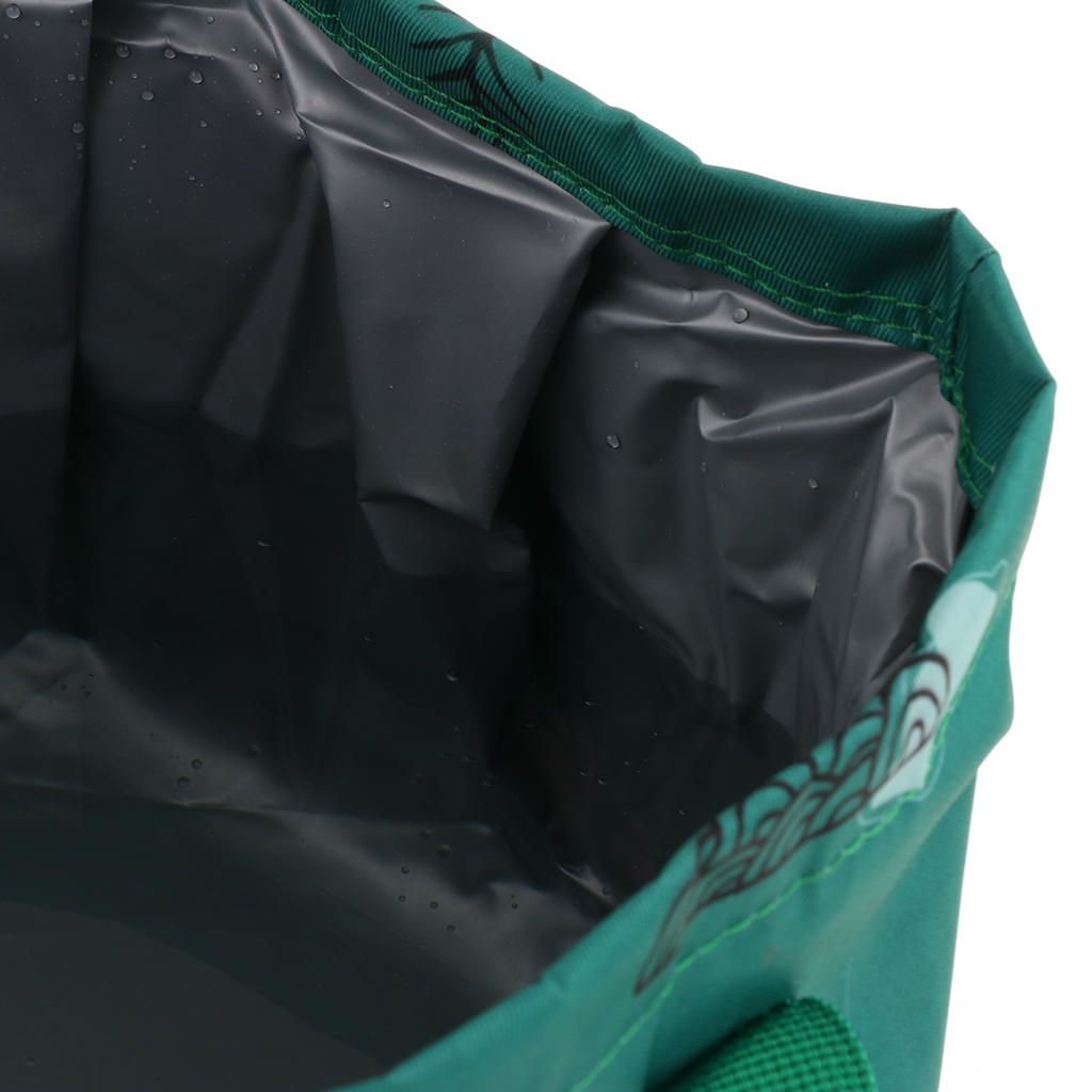 Foldable Portable Travel Outdoor Wash Basin For Camping Green