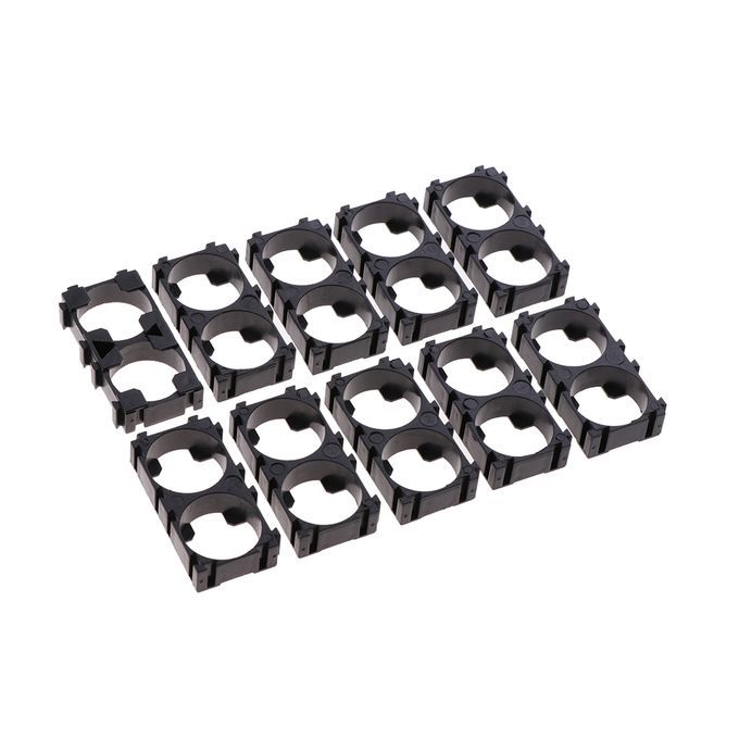 10pcs 18650 Battery Cell Spacer Radiating Shell Plastic Heat Black