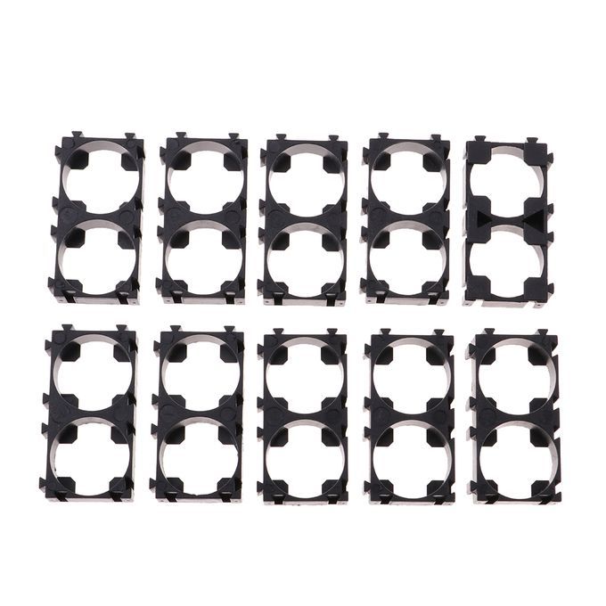10pcs 18650 Battery Cell Spacer Radiating Shell Plastic Heat Black