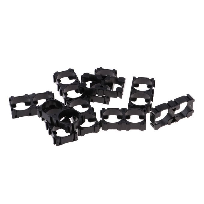 10pcs 18650 Battery Cell Spacer Radiating Shell Plastic Heat Black