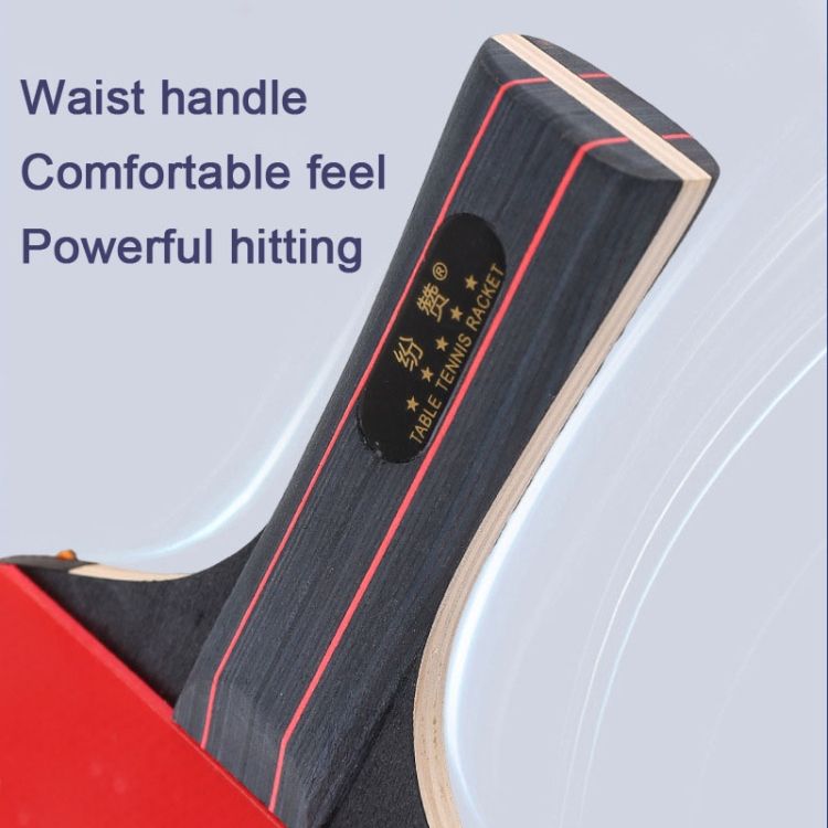 4 Star Table Tennis Racquet Long Handle