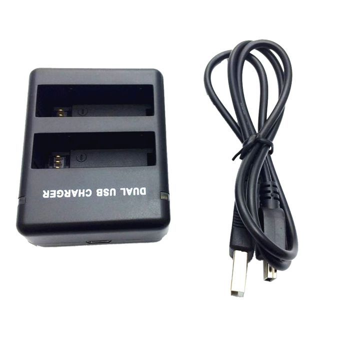 Dual Rechargeable  Dock For Gopro Hero4 GO4 Action Camera Battery