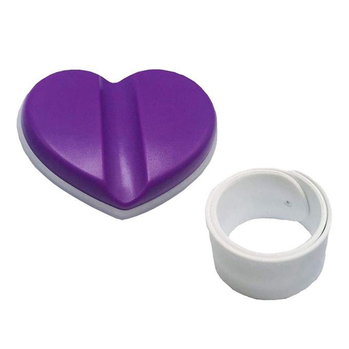 Magnetic Wrist Sewing Pin Cushion Pins Needles Purple With Bangle