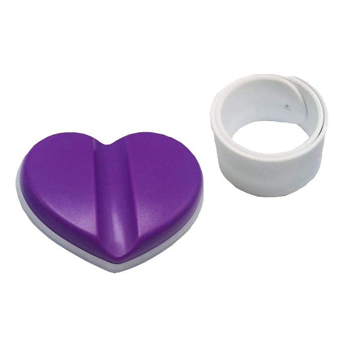 Magnetic Wrist Sewing Pin Cushion Pins Needles Purple With Bangle