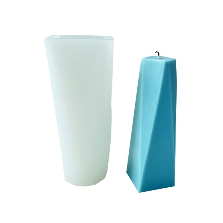 2 PCS Scented Candle Silicone Mold Quadrilateral