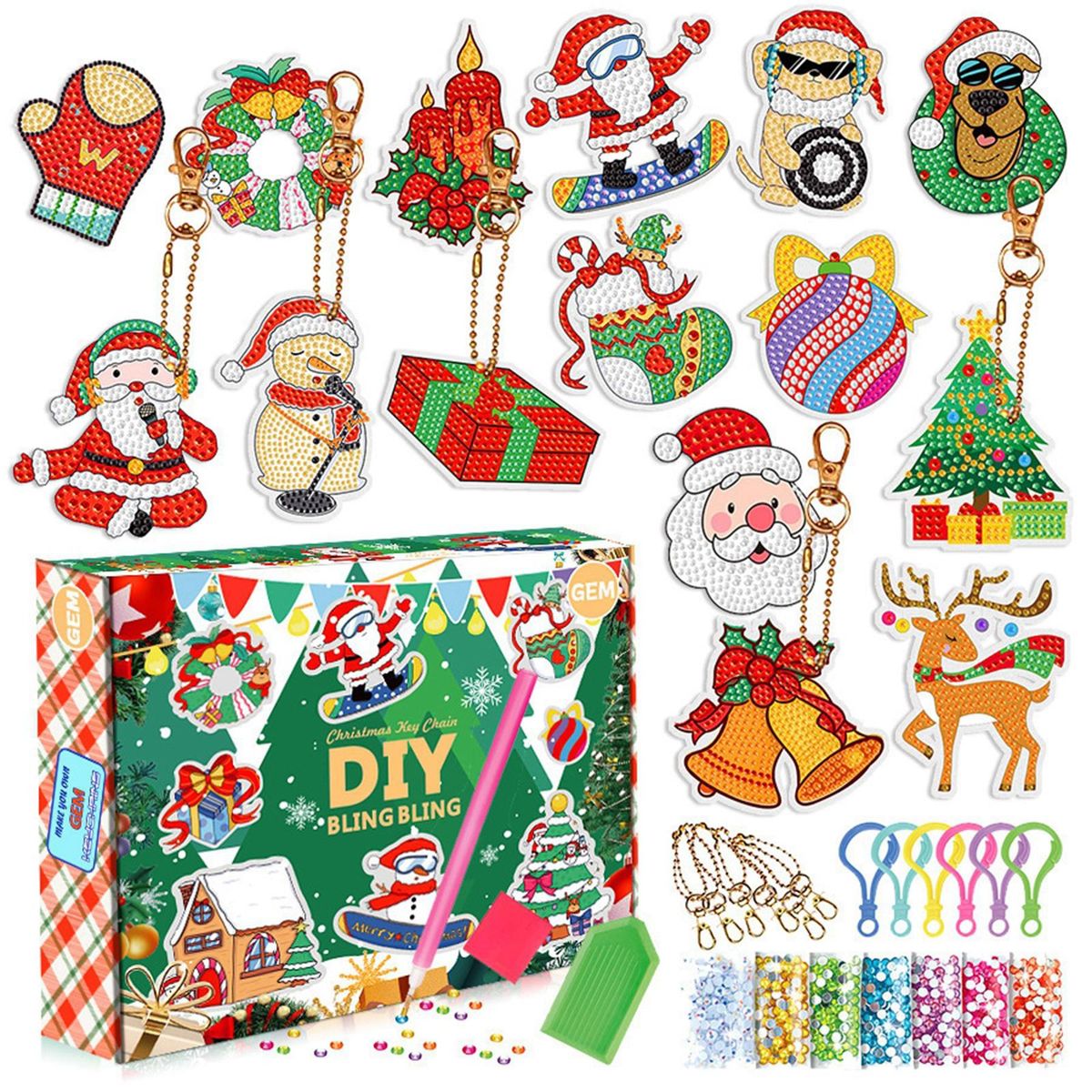 Mystery Keychains Painting Box For Kids And Adults Style B