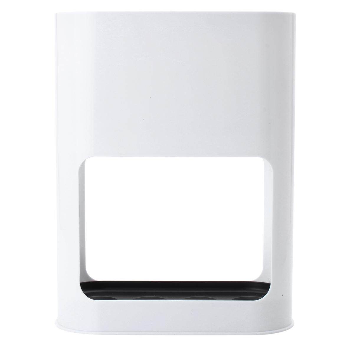 Innovative Household Receptacle Rain Free Drain Stand Storage White
