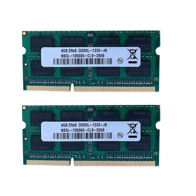 Multiple colors 2Pcs DDR3L 4GB RAM Laptop Memory 1333MHz Memoria Ram for Laptop UDIMM Memoria Rams for Notebook DRR3 4GB RAM Memomry