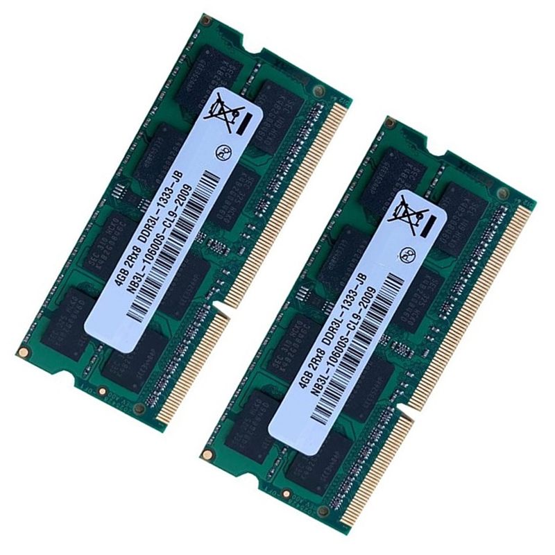 Multiple colors 2Pcs DDR3L 4GB RAM Laptop Memory 1333MHz Memoria Ram for Laptop UDIMM Memoria Rams for Notebook DRR3 4GB RAM Memomry