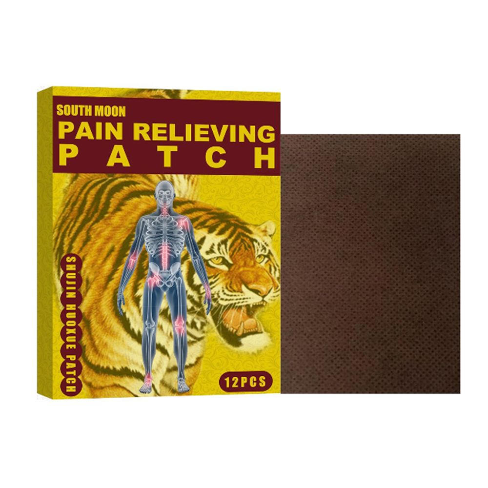 12PCS Tiger Plaster Patches Relax Meridian And Activate