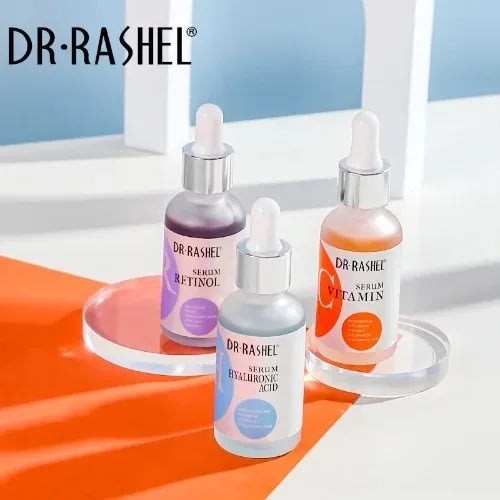 Serums - Vitamin C + Hyaluronic & Retinol - 30ml Each X 3Pieces