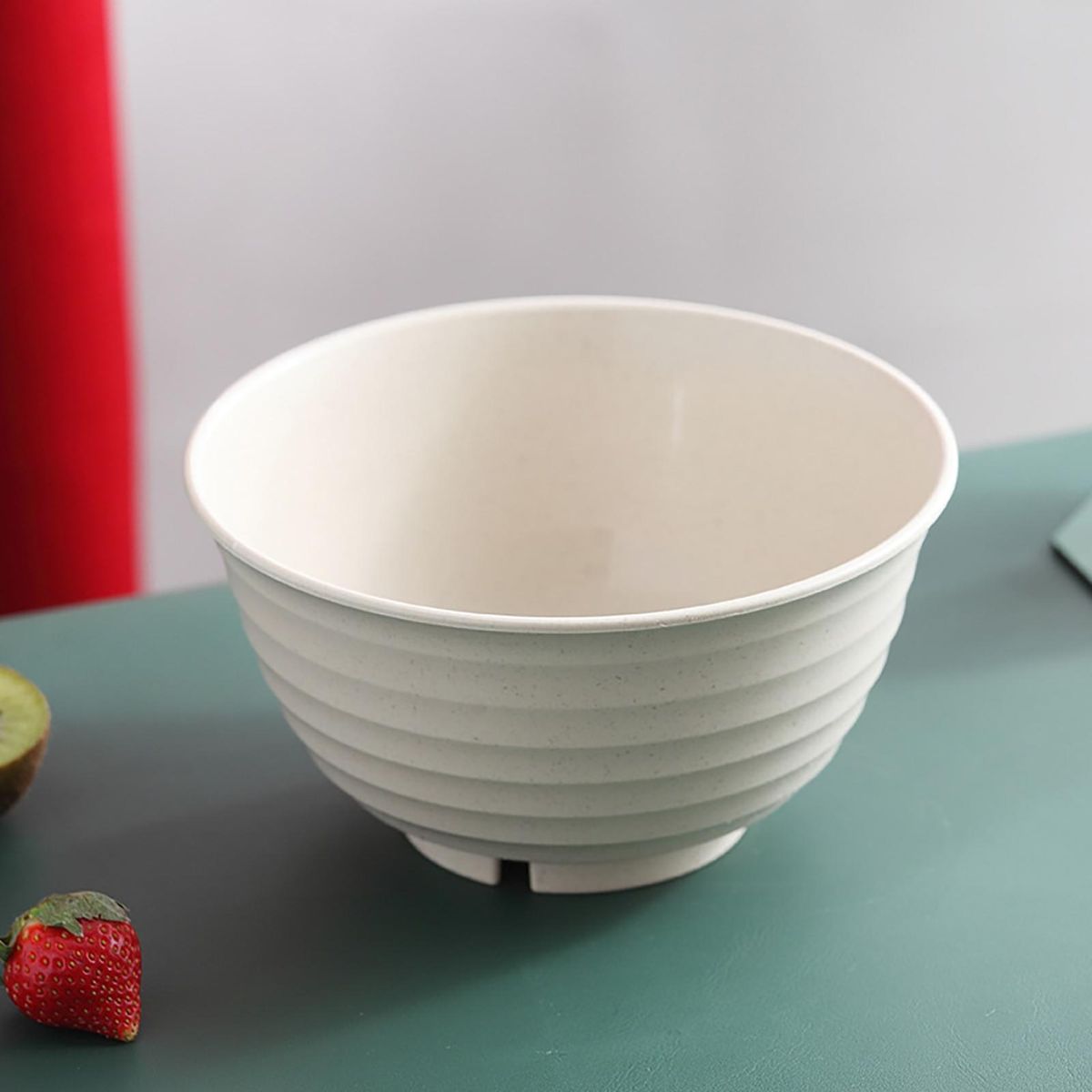 1100ML Noodle Bowl Lightweight PP Food Bowl White